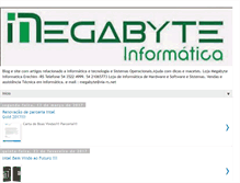 Tablet Screenshot of megabyteinformatica.com
